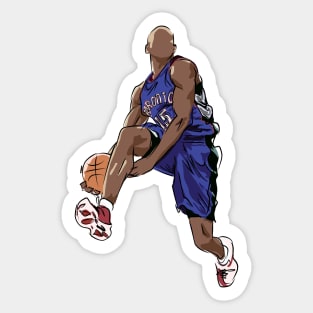 Vince Carter Dunk Sketch Sticker